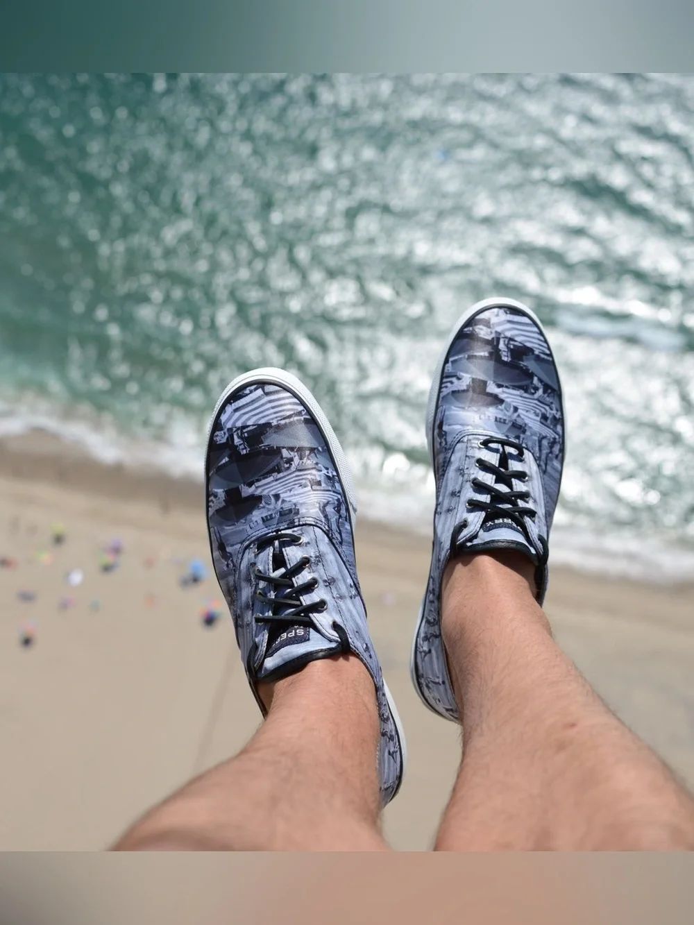 Gray Malin X Sperry Top Sider Beach Print Lace Up Sneaker — image 4 of 8